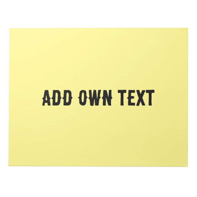 Erstellen Sie ein eigenes Business Notebook mit st Notizblock (Vorderseite)