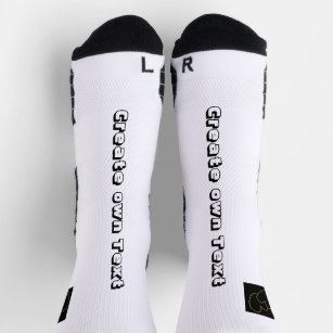 Erstellen Sie ein eigenes, gedrucktes Pair der Cre Socken