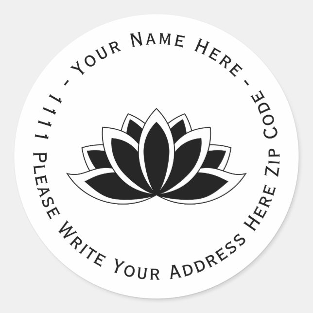 Erstellen Sie ein eigenes Symbol für die Blooming  Runder Aufkleber (Vorderseite)