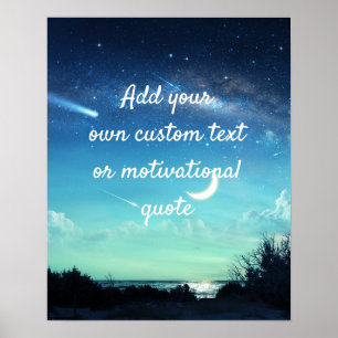 Erstellen Sie ein individuelles Angebot - Mondlich Poster