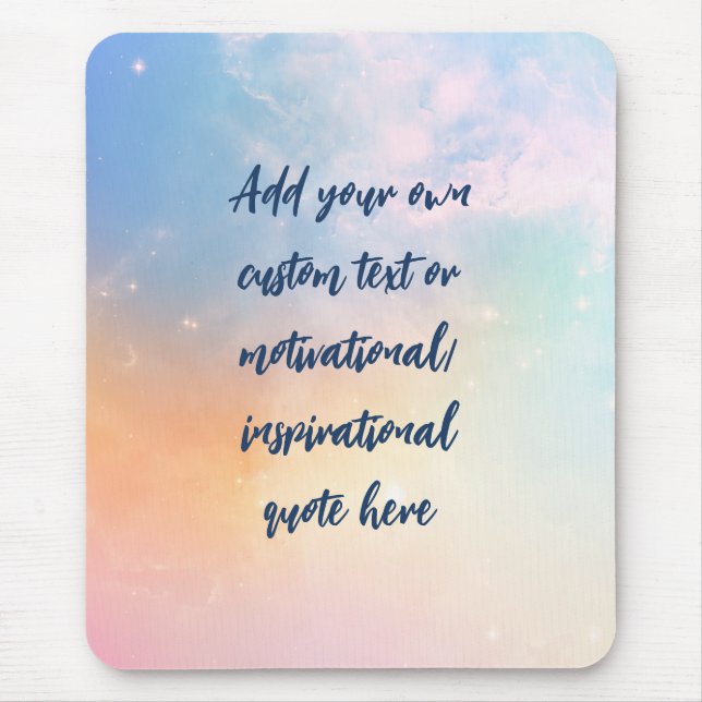 Erstellen Sie ein Motivierend Angebot für Ihren Pa Mousepad (Vorne)