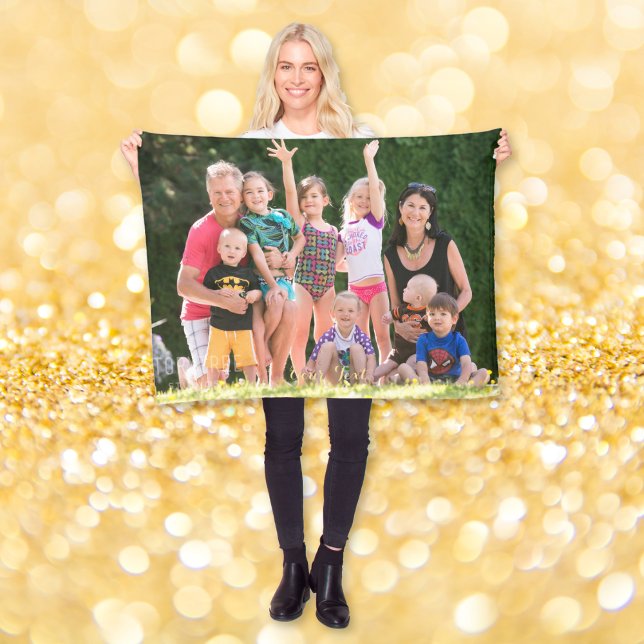 Erstellen Sie ein Personalisiertes, weiches und be Fleecedecke (Create Custom Personalized Soft Cozy Comfy Photo Fleece Blanket)