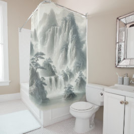 Erstellen Sie ein Vintages, benutzerdefiniertes Bi Duschvorhang