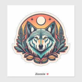 Erstellen Sie eine Aussage mit Wolf Stickers Aufkleber