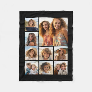 Erstellen Sie eine benutzerdefinierte Fotocollage Fleecedecke