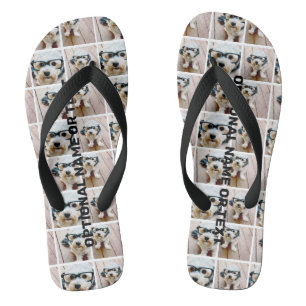 Erstellen Sie eine benutzerdefinierte Fotocollage  Flip Flops