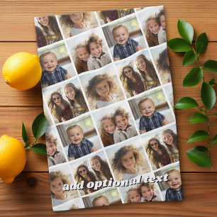 Erstellen Sie eine benutzerdefinierte Fotocollage Geschirrtuch