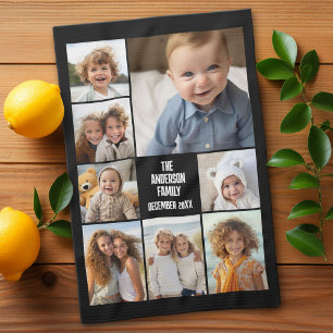 Erstellen Sie eine benutzerdefinierte Fotocollage  Geschirrtuch