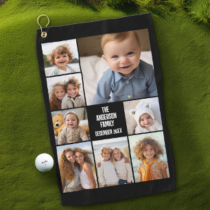 Erstellen Sie eine benutzerdefinierte Fotocollage  Golfhandtuch