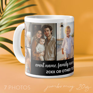 Erstellen Sie eine benutzerdefinierte Fotocollage Jumbo-Tasse