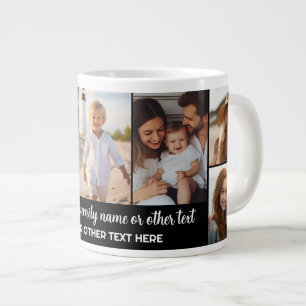 Erstellen Sie eine benutzerdefinierte Fotocollage Jumbo-Tasse