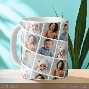 Erstellen Sie eine benutzerdefinierte Fotocollage Kaffeetasse
