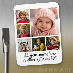 Erstellen Sie eine benutzerdefinierte Fotocollage Magnet
