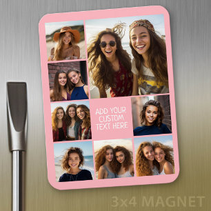 Erstellen Sie eine benutzerdefinierte Fotocollage  Magnet