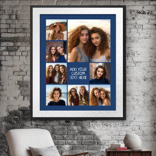 Erstellen Sie eine benutzerdefinierte Fotocollage Poster
