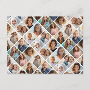 Erstellen Sie eine benutzerdefinierte Fotocollage Postkarte