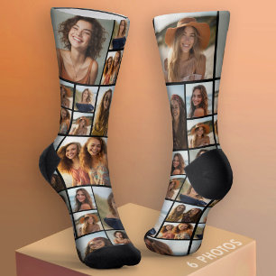 Erstellen Sie eine benutzerdefinierte Fotocollage Socken