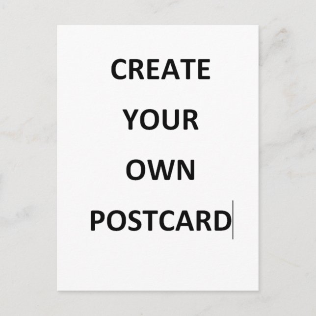 ERSTELLEN SIE EINE EIGENE POSTKARTE (Vorderseite)