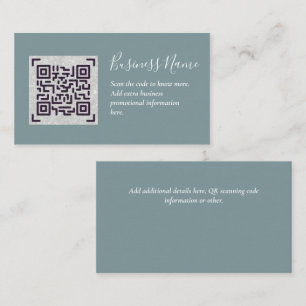 Erstellen Sie eine eigene QR Code Business Card -  Begleitkarte