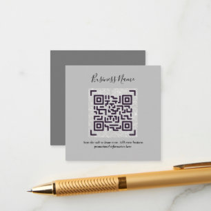 Erstellen Sie eine eigene QR Code Business Card -  Begleitkarte