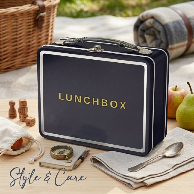 Erstellen Sie eine einzigartige Lunchbox mit Ihrem (Create a Unique Lunchbox with Your Text)
