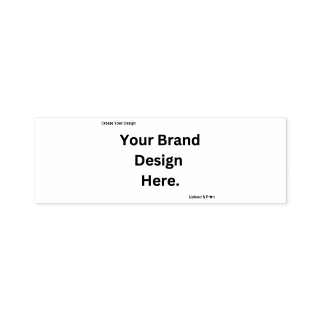 Erstellen Sie eine Entwurfshochladung für selbstfa Permastempel (Design)