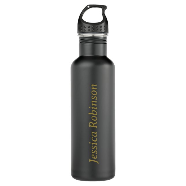 Erstellen Sie eine Mit Monogramm Goldmatte für Ihr Edelstahlflasche (Vorderseite)