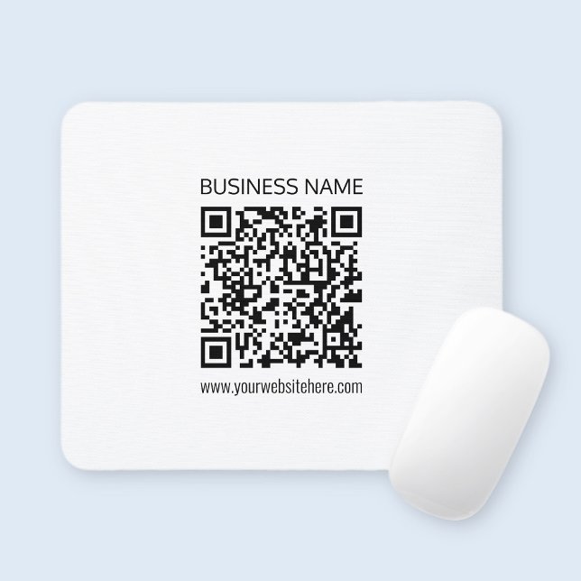 Erstellen Sie einen Geschäfts-QR-Code sofort & edi Mousepad (Von Creator hochgeladen)