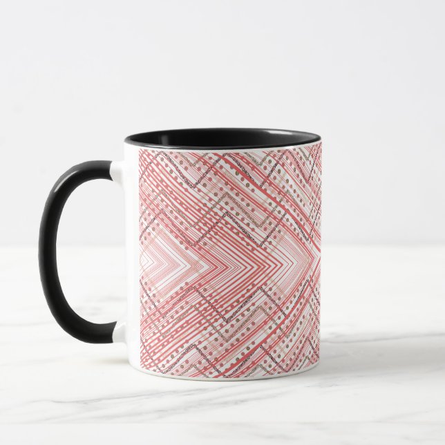 Erstellen Sie einen modernen Hintergrund mit rosa  Tasse (Links)