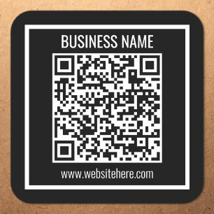 Erstellen Sie einen modernen QR-Code sofort Quadratischer Aufkleber