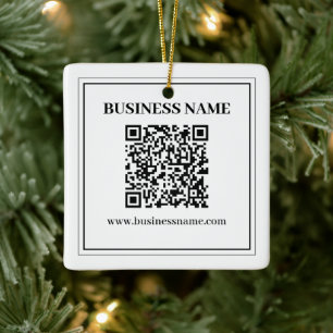 Erstellen Sie einen scannbaren QR-Code Schwarz & Keramikornament