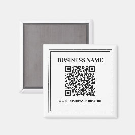 Erstellen Sie einen scannbaren QR-Code | Schwarz & Magnet