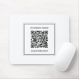 Erstellen Sie einen scannbaren QR-Code | Schwarz & Mousepad