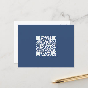 Erstellen Sie einen scannbaren QR-Code Verblasen Postkarte