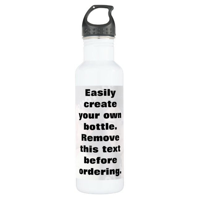 Erstellen Sie einfach Ihr eigenes Foto Trinkflasche (Vorderseite)