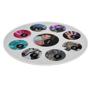 Erstellen Sie einfach Ihre eigene mit 9 Fotos habe Schneidebrett