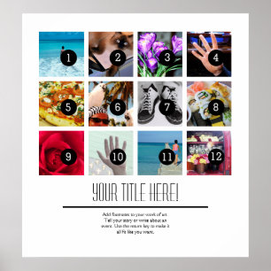 Erstellen Sie ganz einfach Ihr eigenes Foto Poster