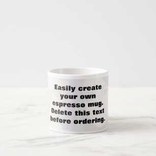 Erstellen Sie ganz einfach Ihre eigene Espresso Fo Espressotasse