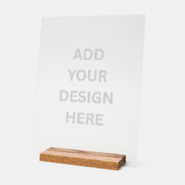 Erstellen Sie Ihr eigenes 11"x14" Acrylzeichen Acrylschild