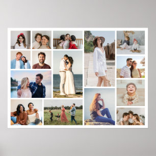 Erstellen Sie Ihr eigenes 15-Foto-Collagen-Poster Poster