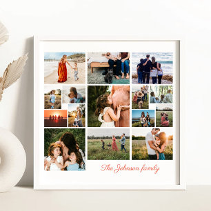 Erstellen Sie Ihr eigenes 15-Foto-Collagen-Poster Poster