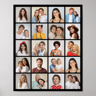 Erstellen Sie Ihr eigenes 20 Foto Collage Poster