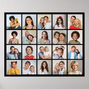 Erstellen Sie Ihr eigenes 20 Foto Collage Poster