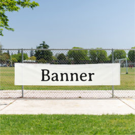 Erstellen Sie Ihr eigenes 2,5' x 12' Outdoor- Banner