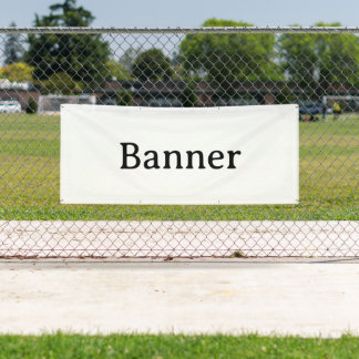 Erstellen Sie Ihr eigenes 2,5' x 6' Outdoor- Banner