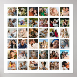 Erstellen Sie Ihr eigenes 36 Foto Collage Poster