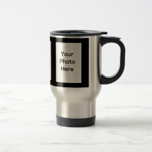 Erstellen Sie Ihr eigenes 3-Foto-Upload Travel Mug Reisebecher