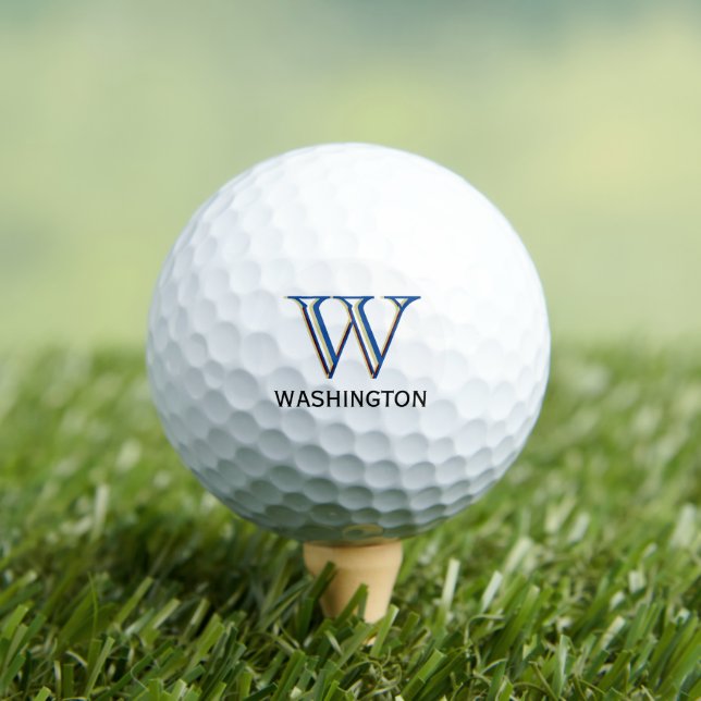 Erstellen Sie Ihr eigenes 3-geschossiges Monogramm Golfball (Insitu T-Shirt)