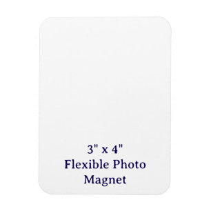 Erstellen Sie Ihr eigenes 3" x 4" flexibles Fotoma Magnet