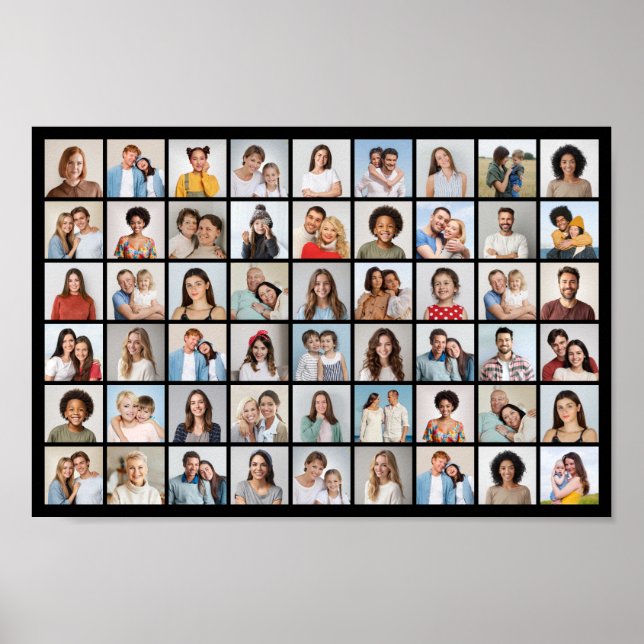 Erstellen Sie Ihr eigenes 54 Foto Collage Poster (Vorne)